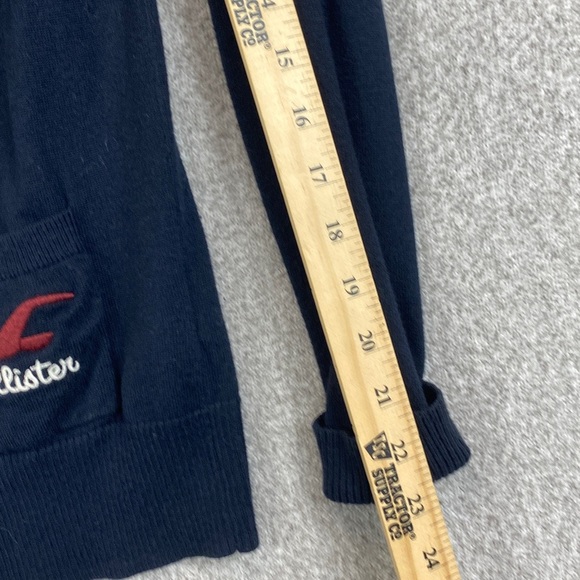 Hollister cardigan S spell out preppy academia fisherman Y2K bella swan gilbert - Picture 5 of 8